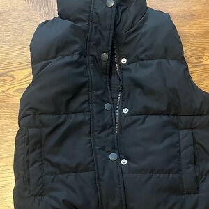 Abercrombie Kids Black Quilted Vest